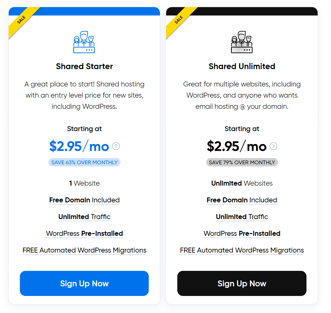 DreamHost hosting provider - hosting plans