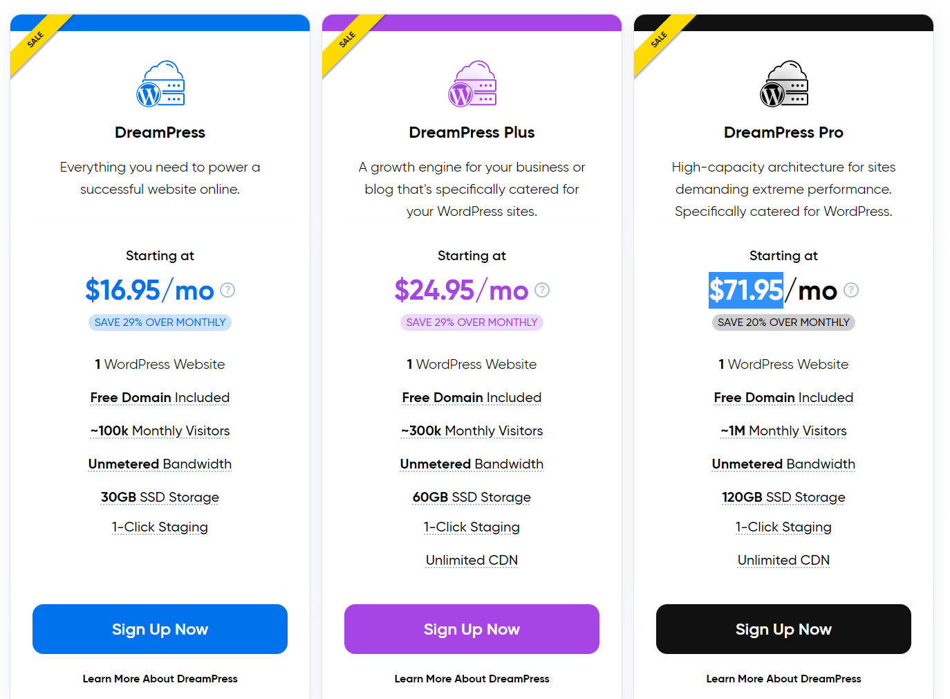 DreamHost hosting provider - managed wordpress hosting 2